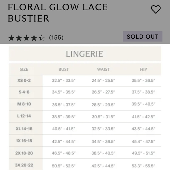 SAVAGE X FENTY☆ Floral Glow lace Bustier - Picture 11 of 11